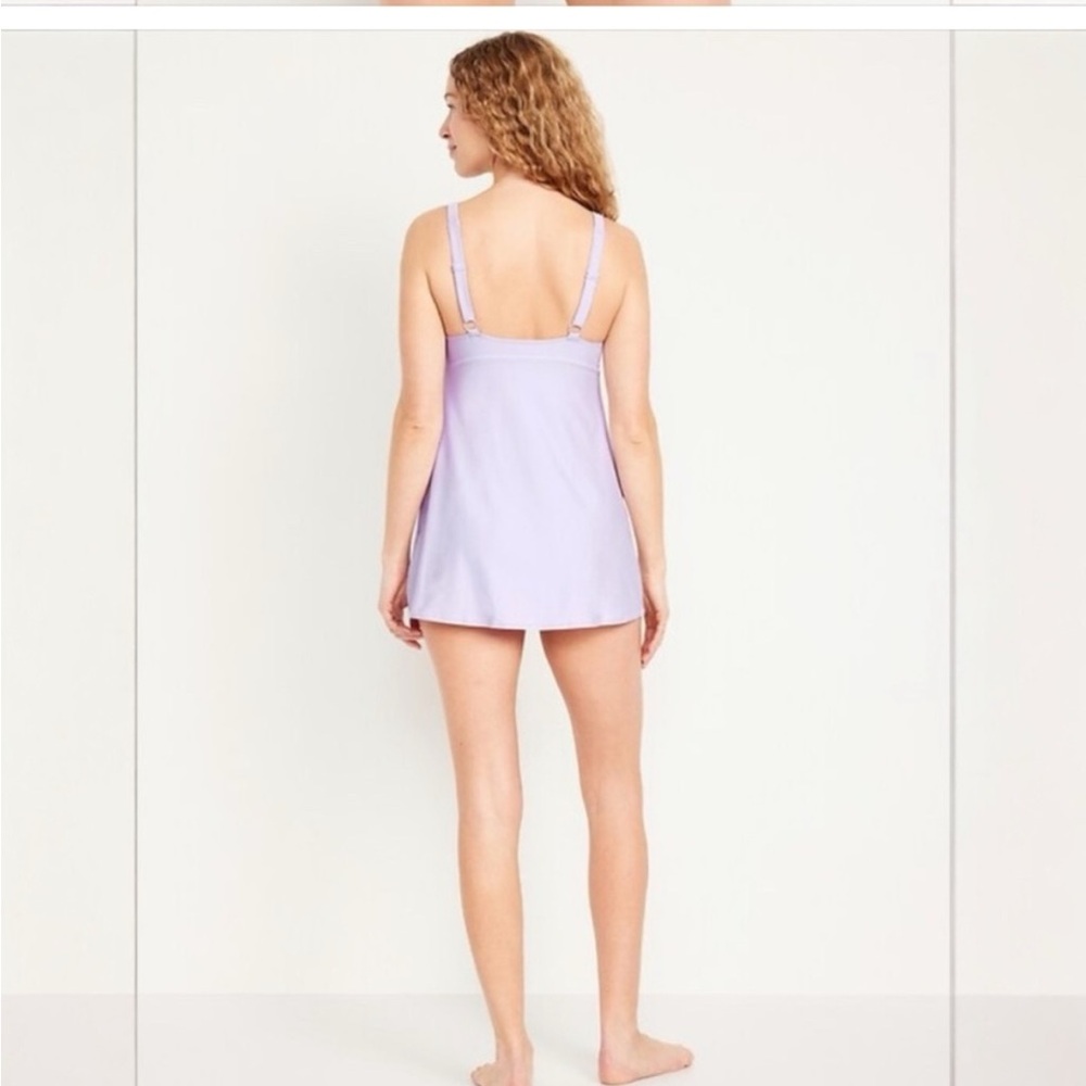 NWOT Old Navy Swim Dress Size Large Lavender - Picture 2 of 10